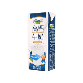 高钙牛奶