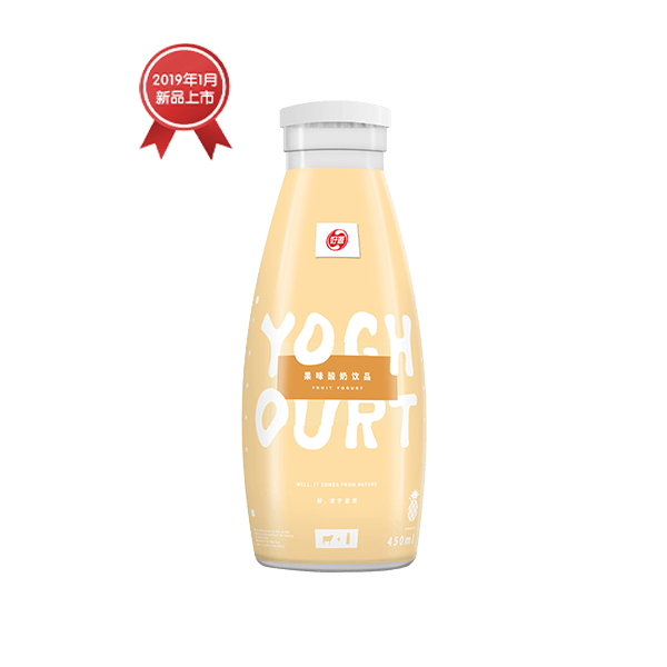 好源菠萝味酸奶饮品（450ml）
